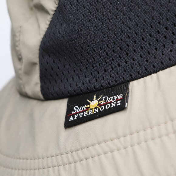 Vintage Sunday Afternoons Wide Brim Hiking Outdoors Hat Khaki Black Adjustable - Picture 13 of 16